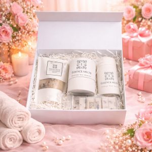 spa luxury gift box mothers day essence melts scented candles wax melts bath salts spa set